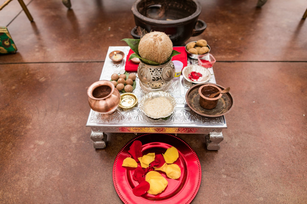 traditional indian wedding ceremony ritual items